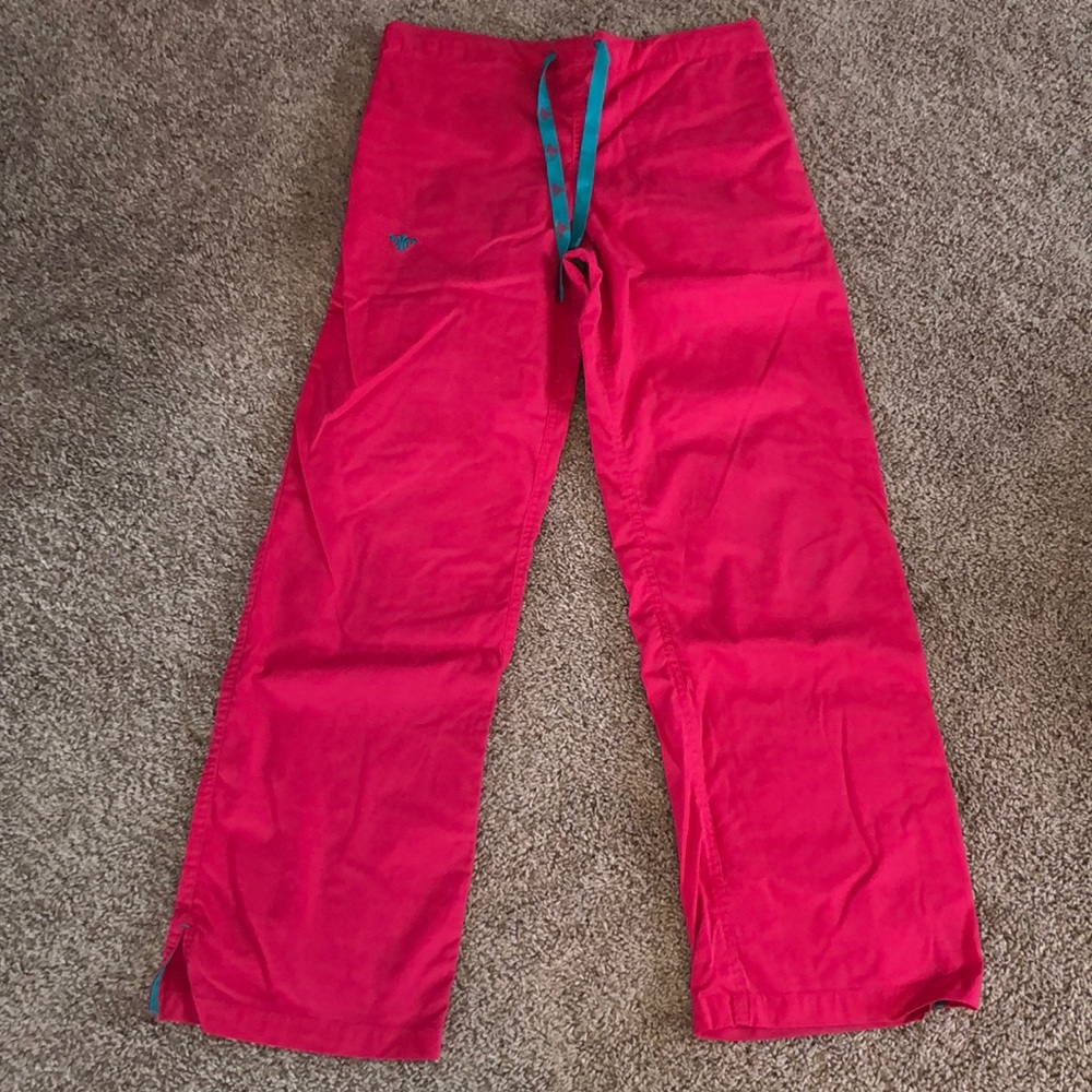 Med Couture Scrub Pants Size Small Pink